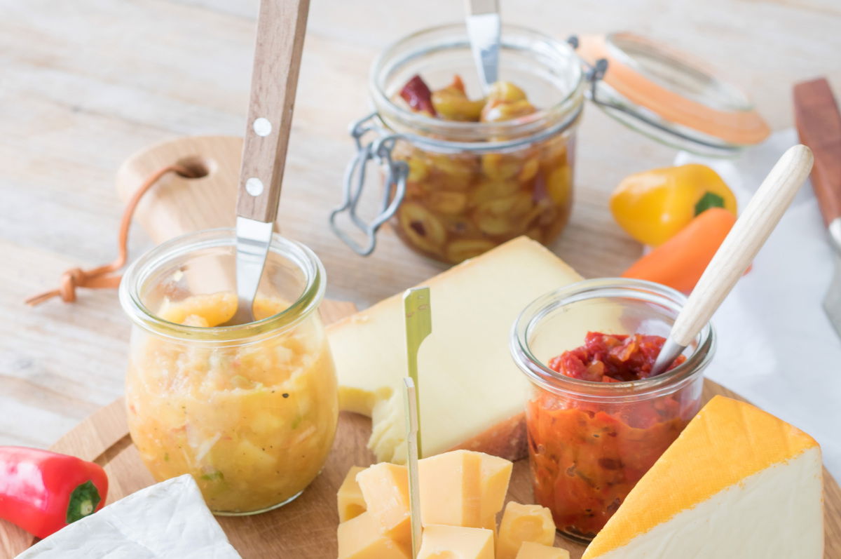 Zelfgemaakte Chutney En Compotes