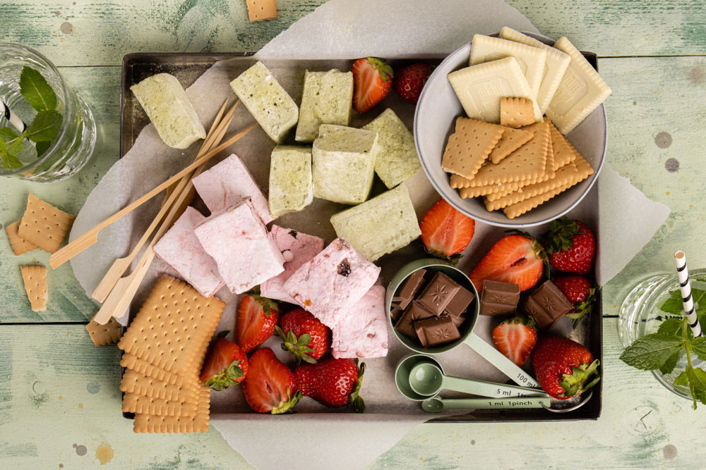 Zoete Borrelplank Met Marshmallows