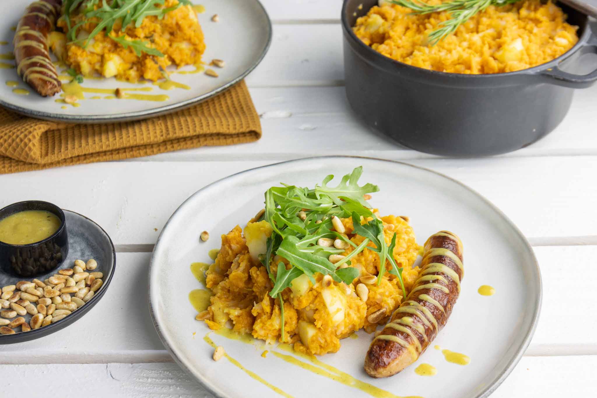 Zomerstamppot Met Kipsaucijsjes