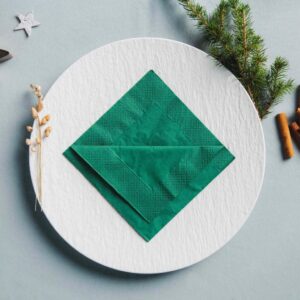 Kerstboomservet vouwen