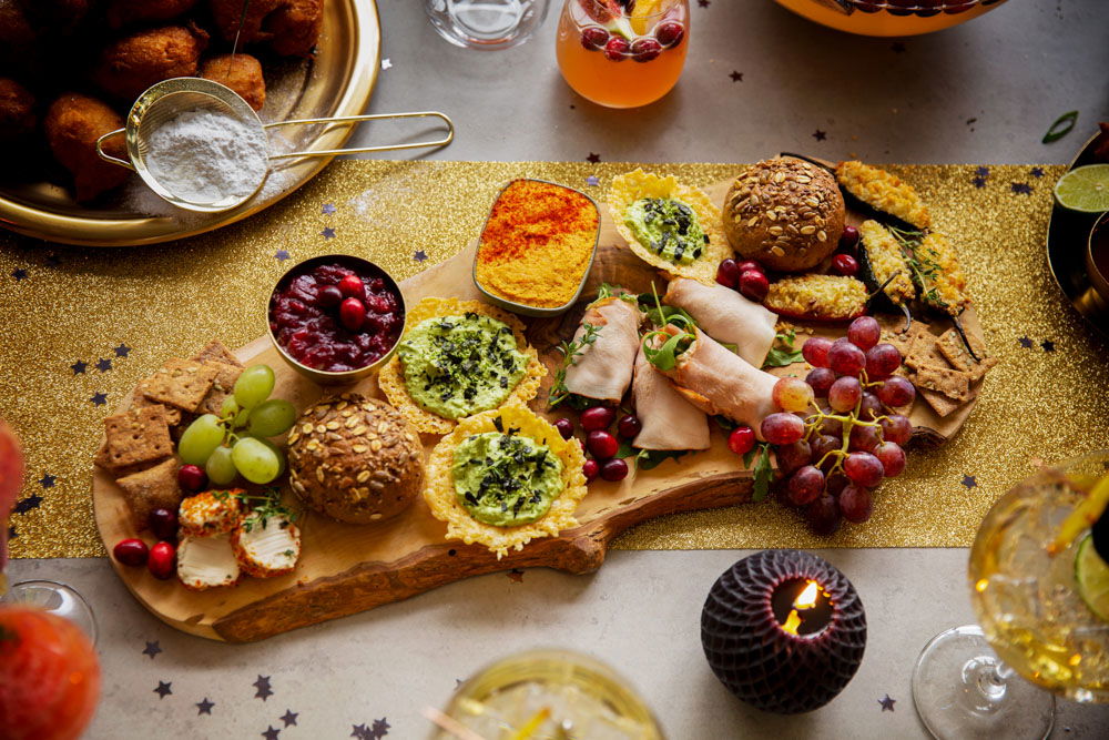 Oud & nieuw borrelplank