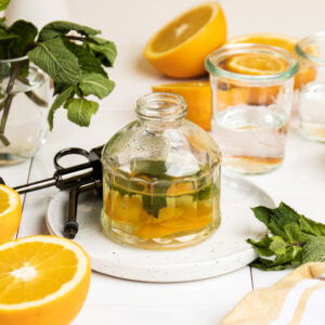 Interieurspray met sinaasappel en munt