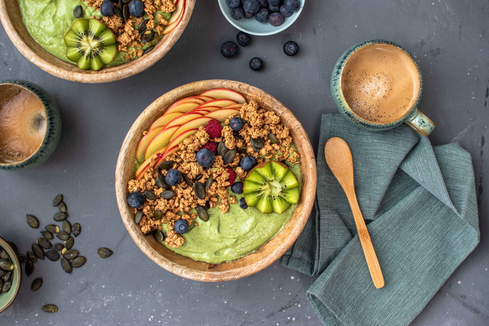 Groene smoothie bowl