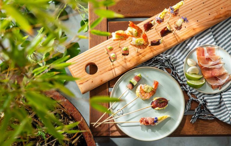 Fingerfood borrelplank