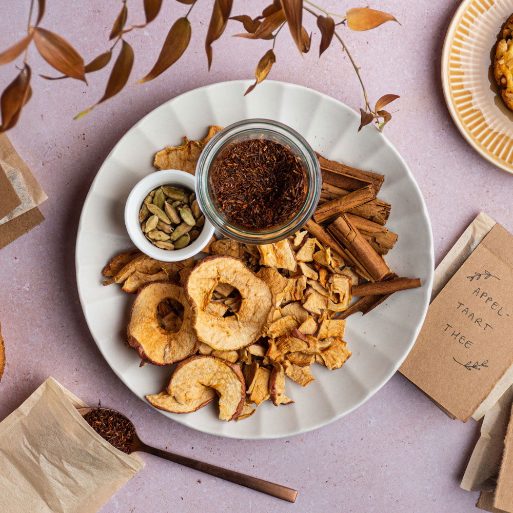 Herfstthee met appeltaart smaak