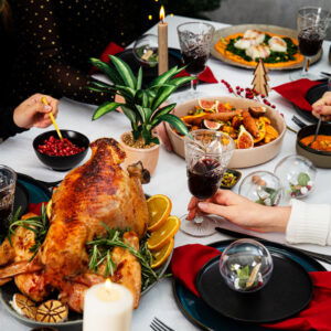 Kalkoen met sinaasappelglazuur