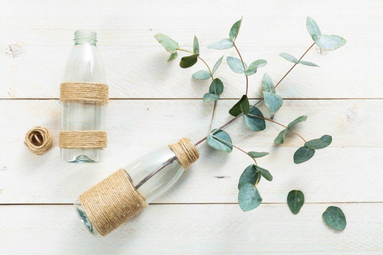 Siervaasje met touwdetail