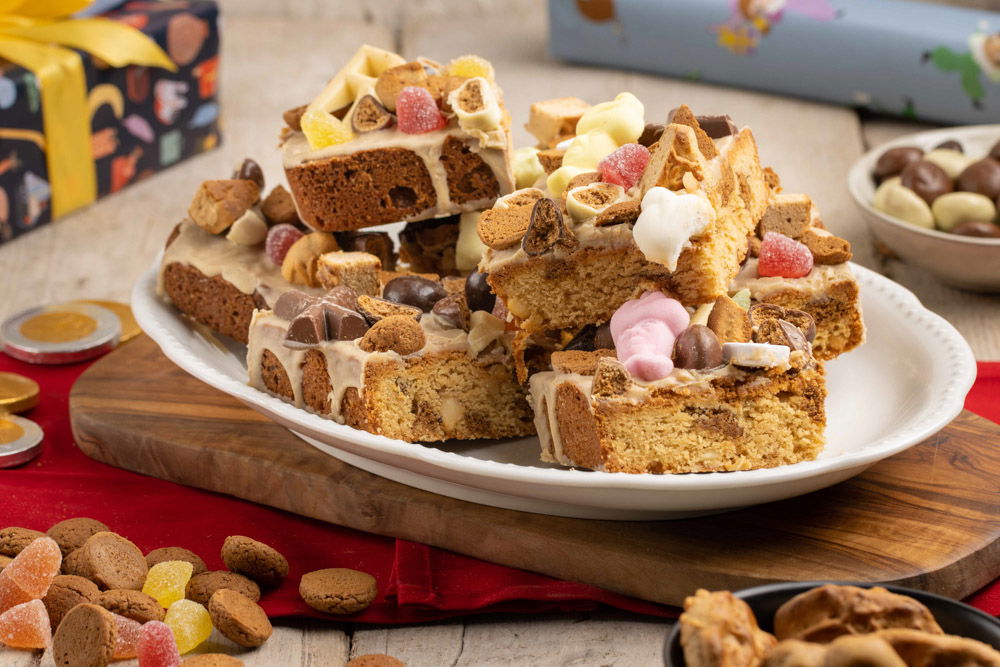 Sinterklaas rocky road blondie