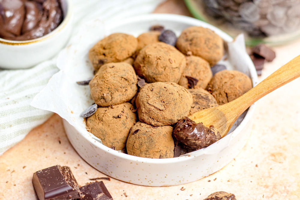 Vegan chocolade truffels