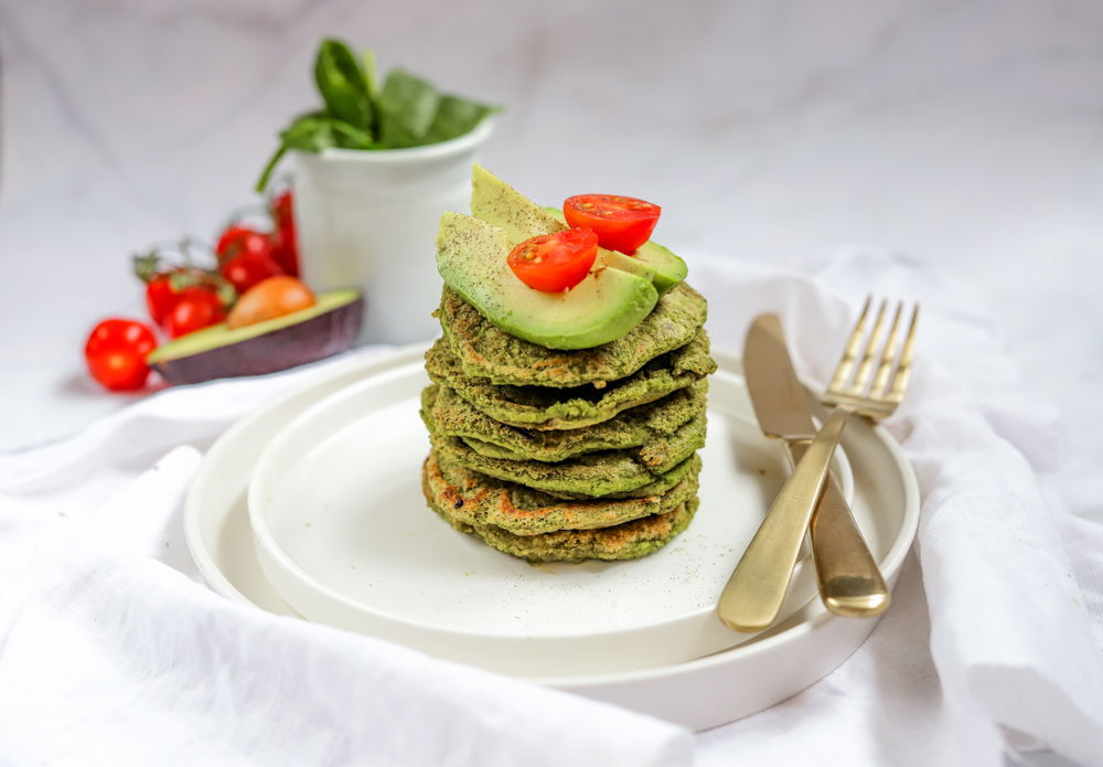 Vegan groente pannenkoeken