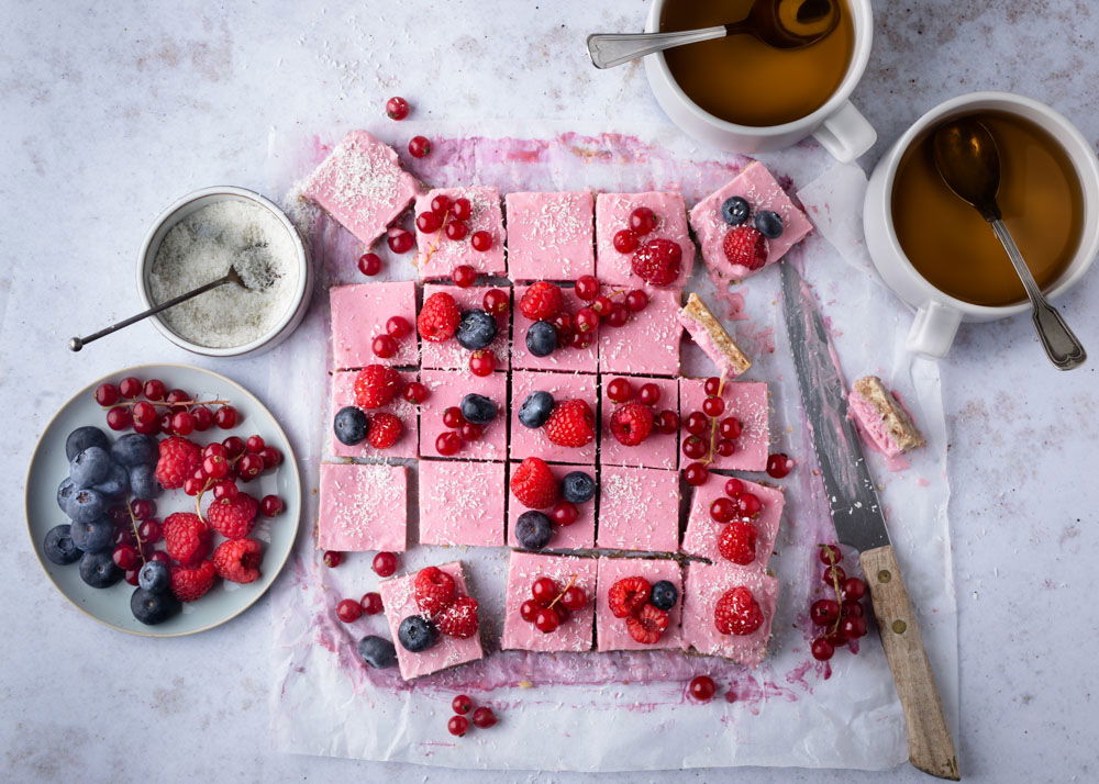 Vegan yoghurtblokjes