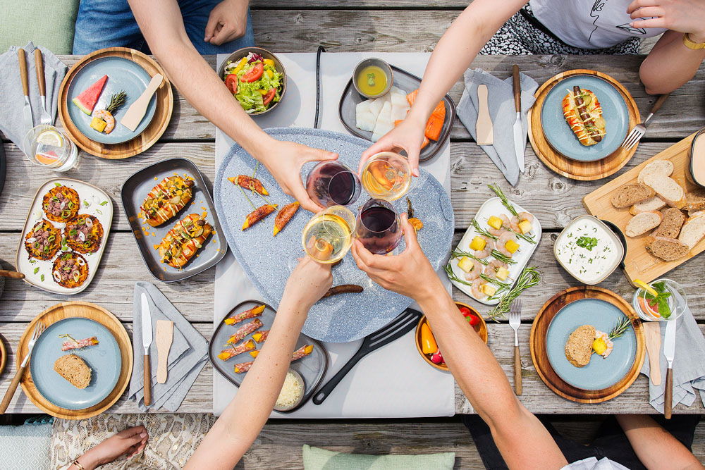 Geniet van zomers gourmetten