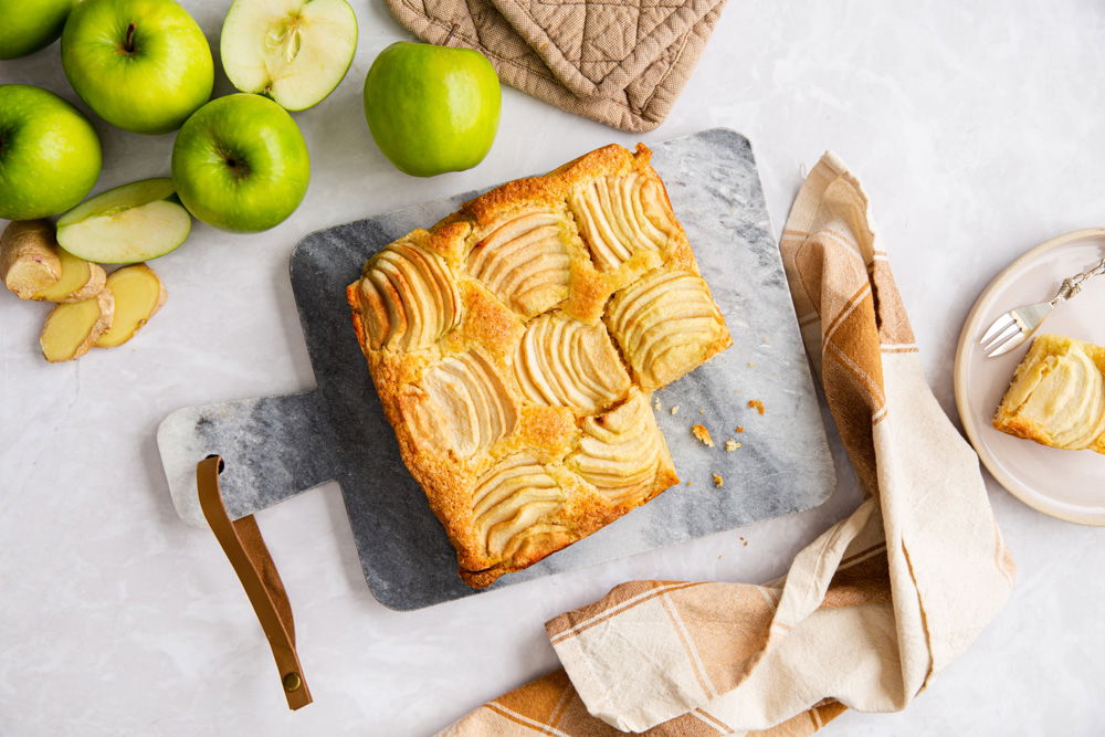 Appelcake Met Gember En Yoghurt