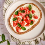 Aardbeien-roomtaartje zonder suiker