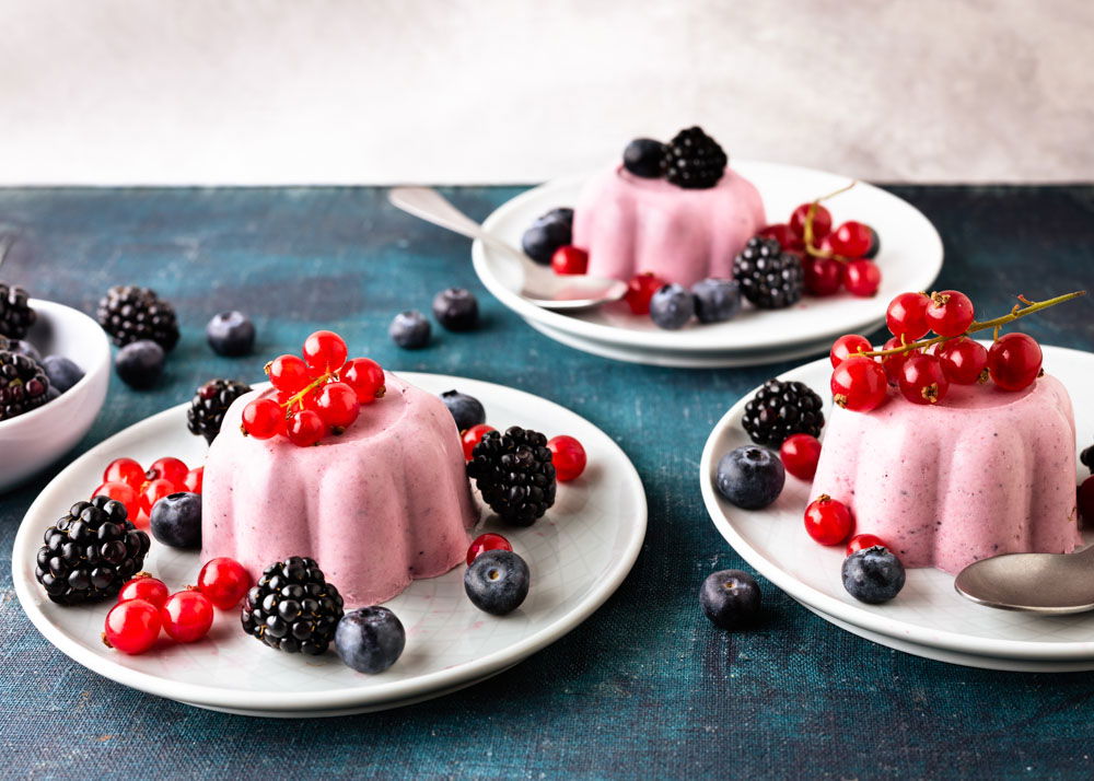 Bosvruchten puddinkjes