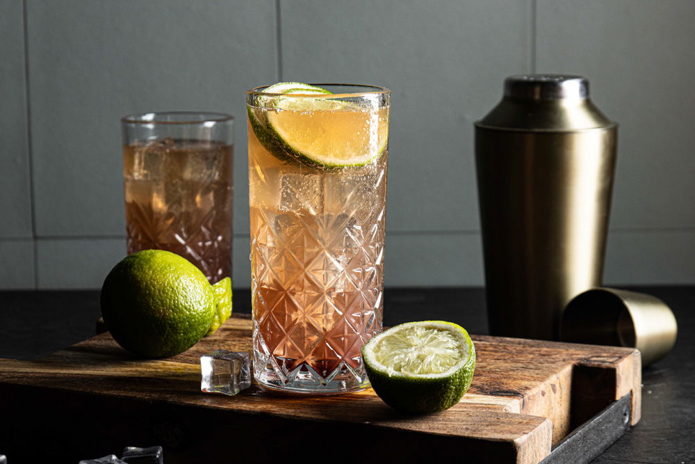 Cocktail dark 'n stormy