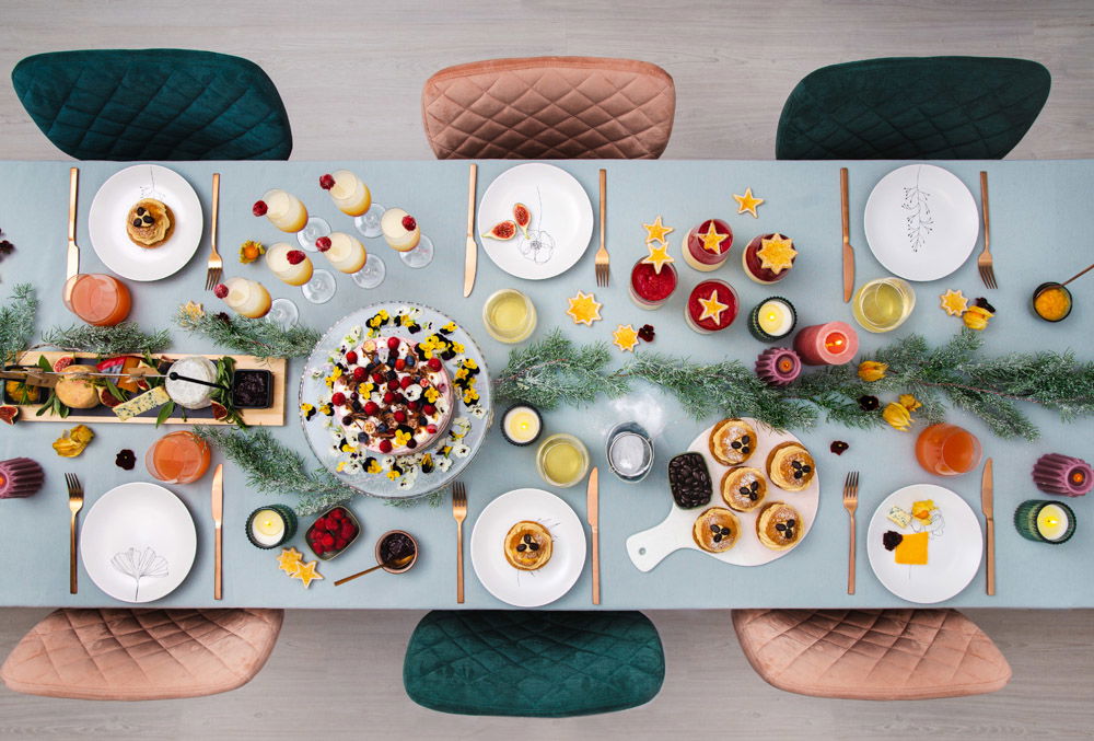 kerst desserttafel
