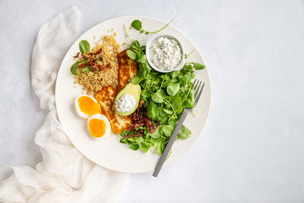 halloumi salade