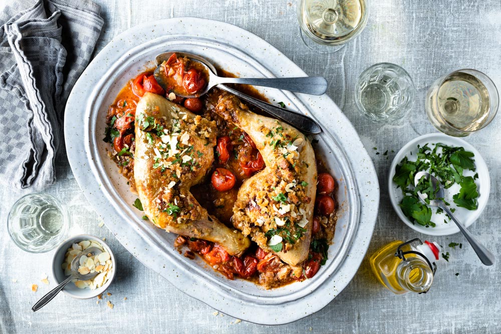 Andalusische kip stoofschotel