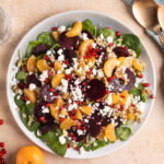 Bietjes salade met mandarijn en walnoot