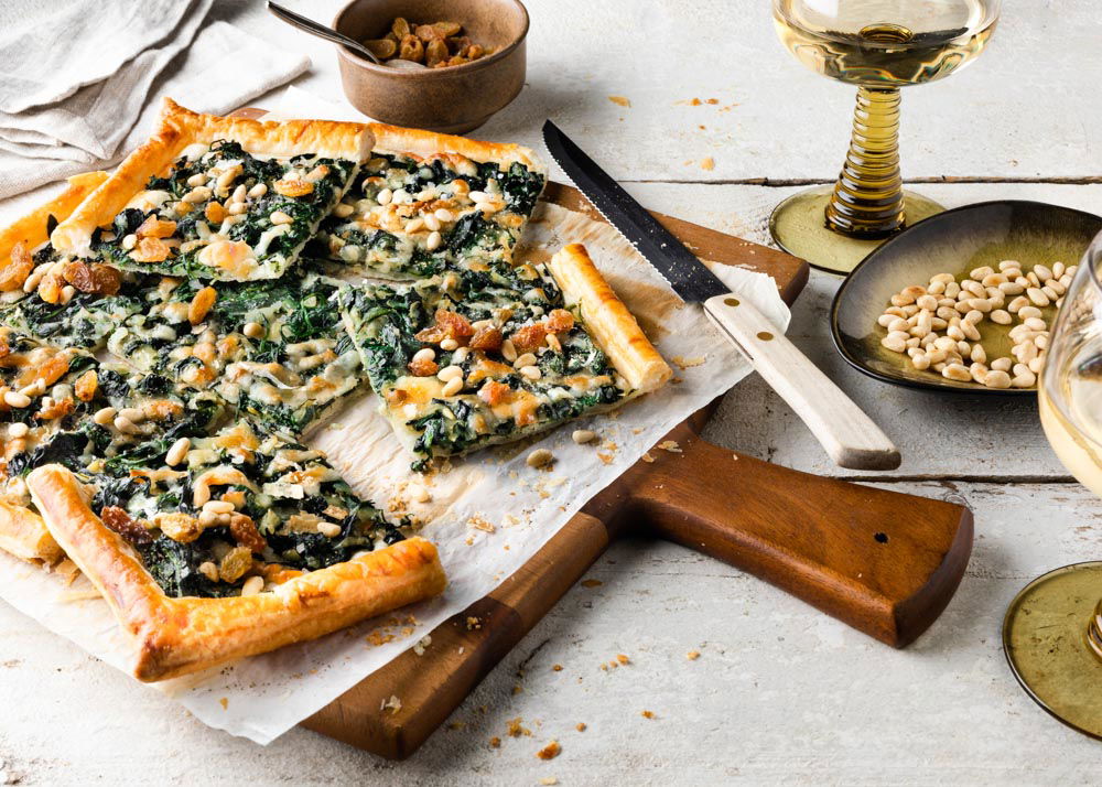 Catalaanse spinazietaart