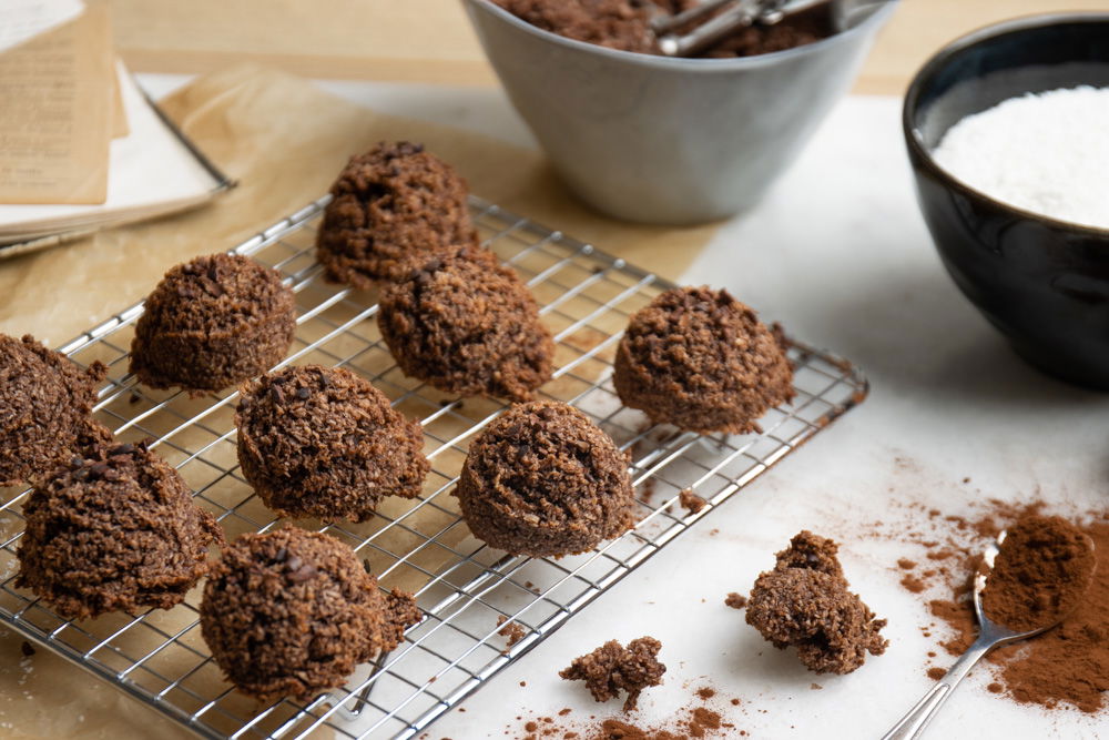Chocolade kokosmakronen