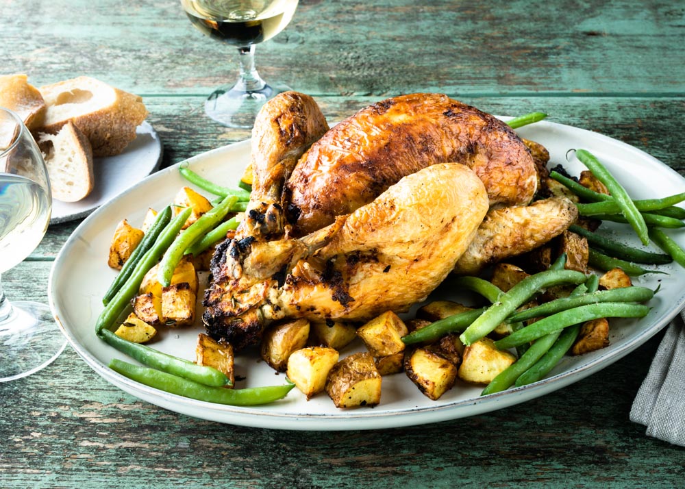 Hele kip uit de airfryer