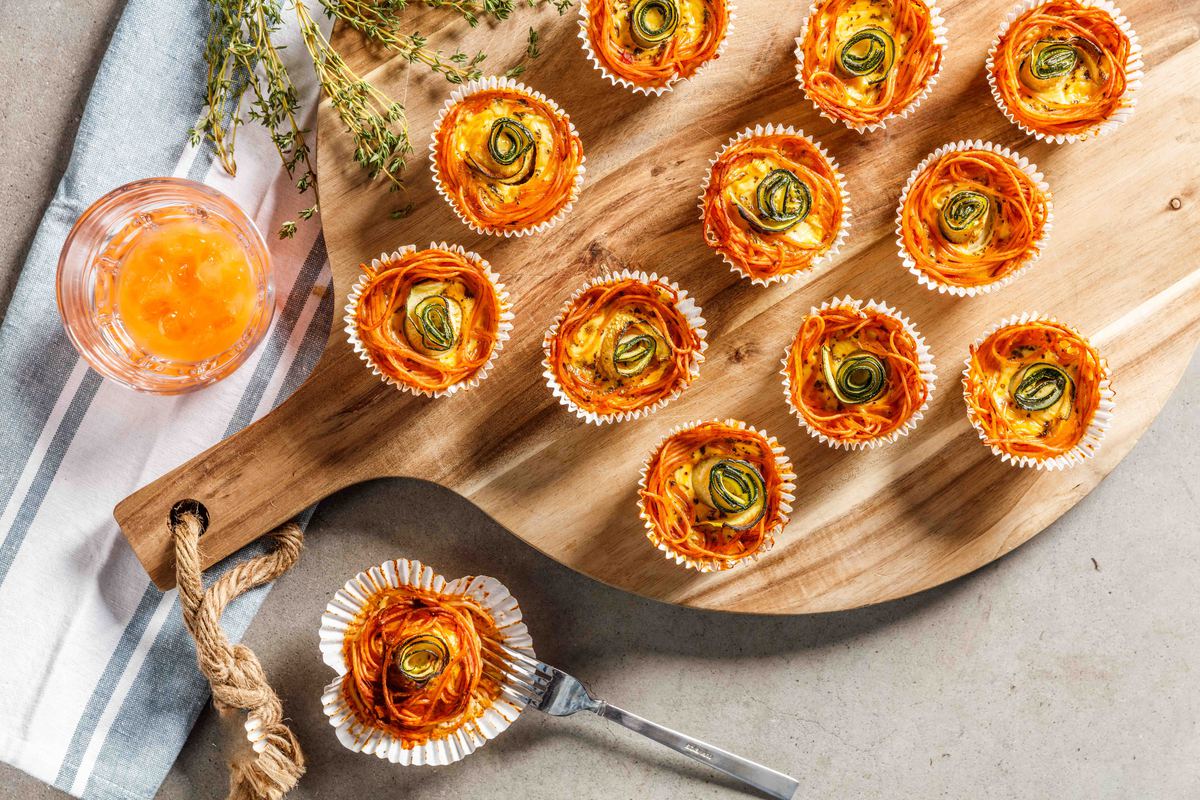 Honig Spaghetti Cupcakes