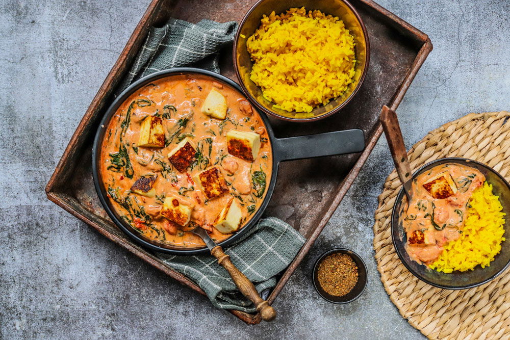 Indiase Spinaziecurry Paneer