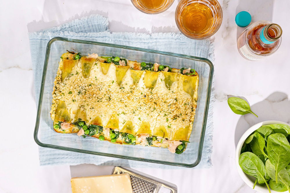 Cannelloni Met Zalm En Ricotta
