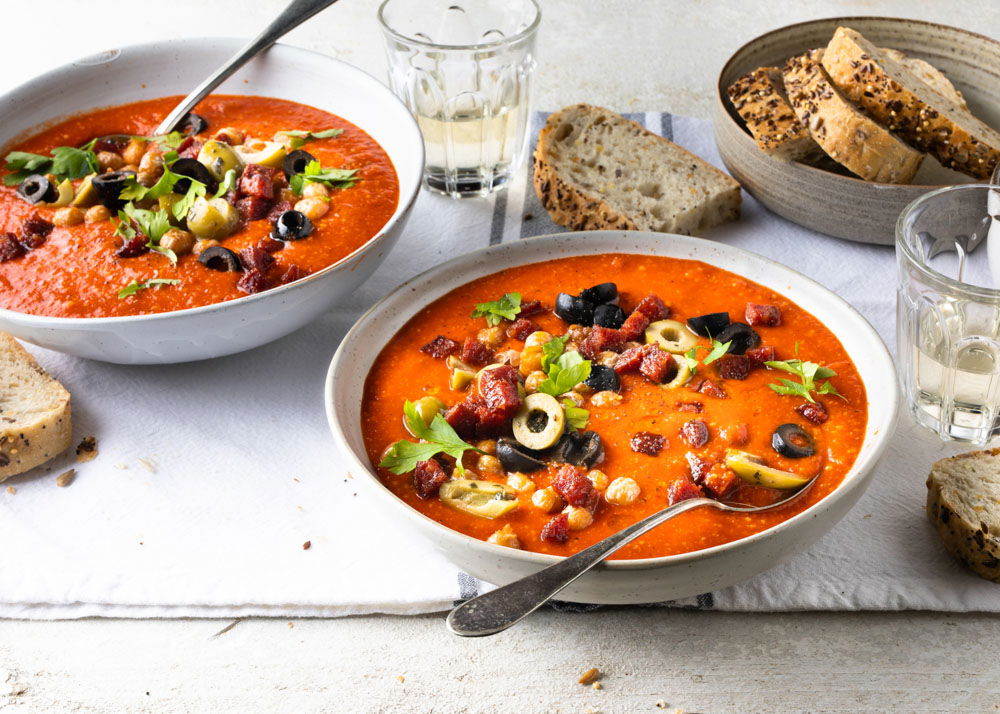 Romescosoep Met Chorizo