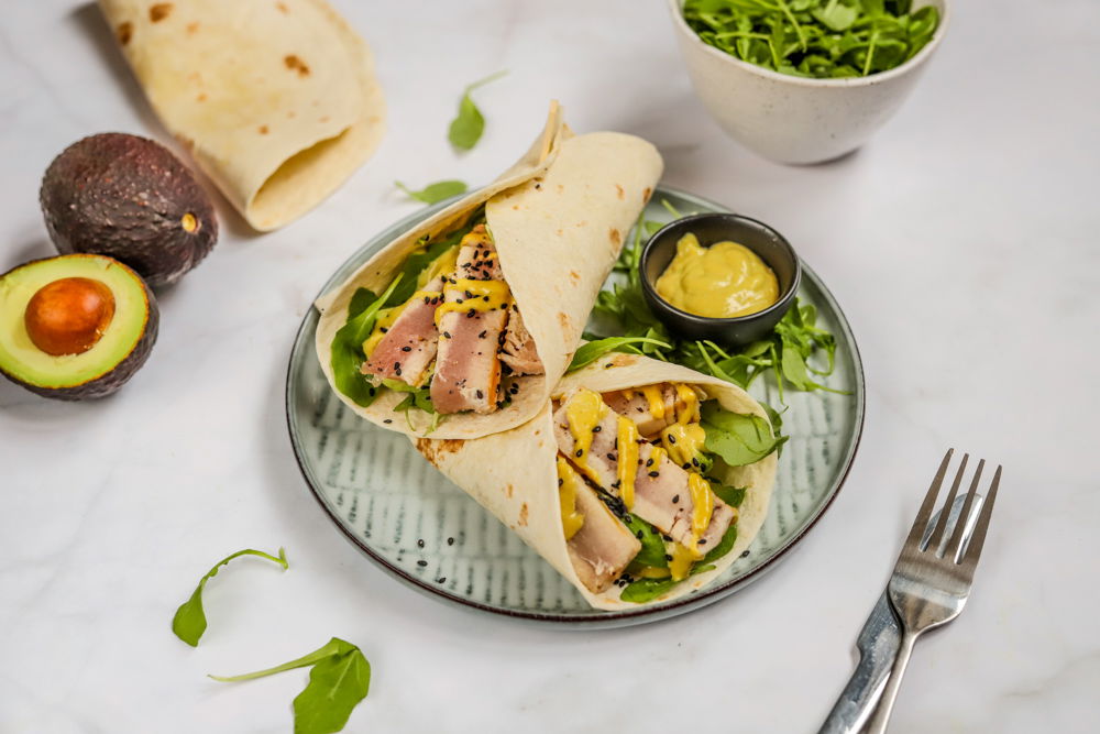 Wraps Met Gegrilde Tonijn En Wasabimayonaise (2)