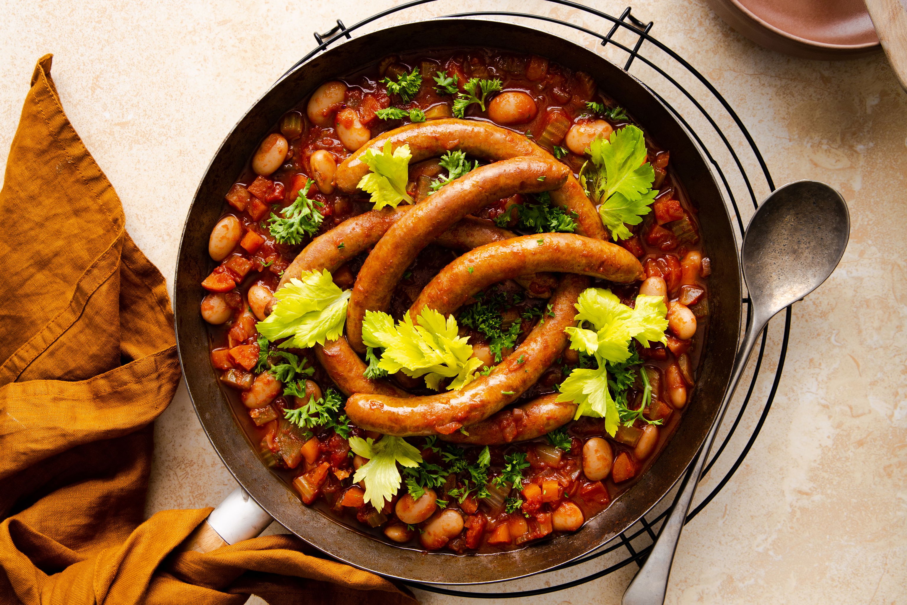 Cassoulet Met Chipolataworstjes