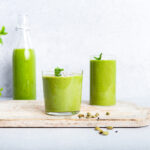 Groene smoothie met kardemom