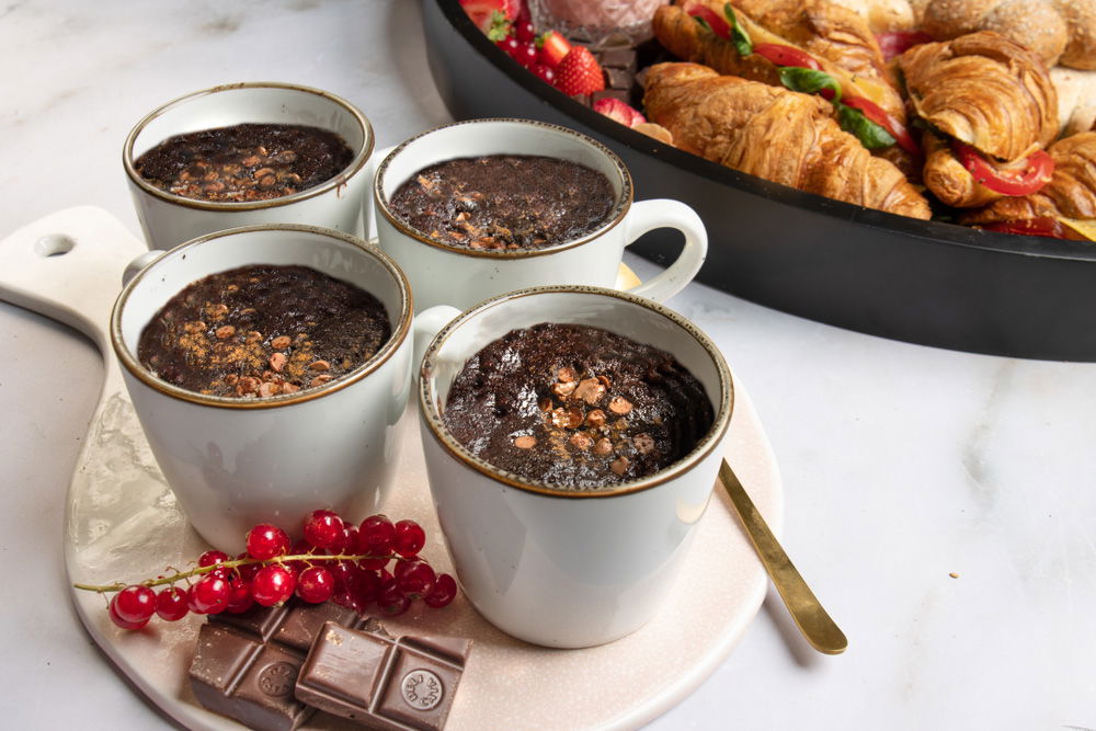 Brownie mugcake met kaneel