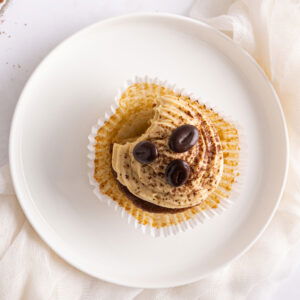 Koffie cupcakes met walnoten