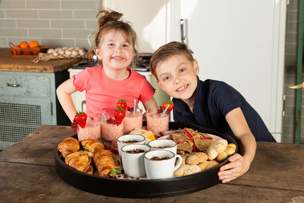 Loïs en Tijn moederdagplank