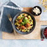 Stamppot met cavolo nero en vegetarische gehaktballen