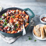 Vegetarische Spaanse bonenstoof