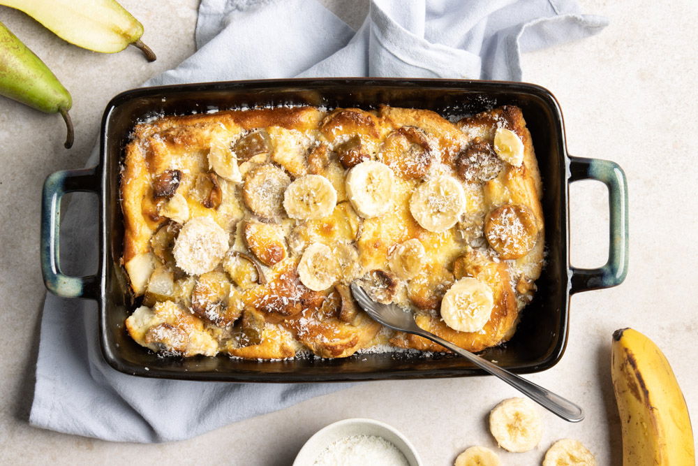 Cheesecake broodpudding