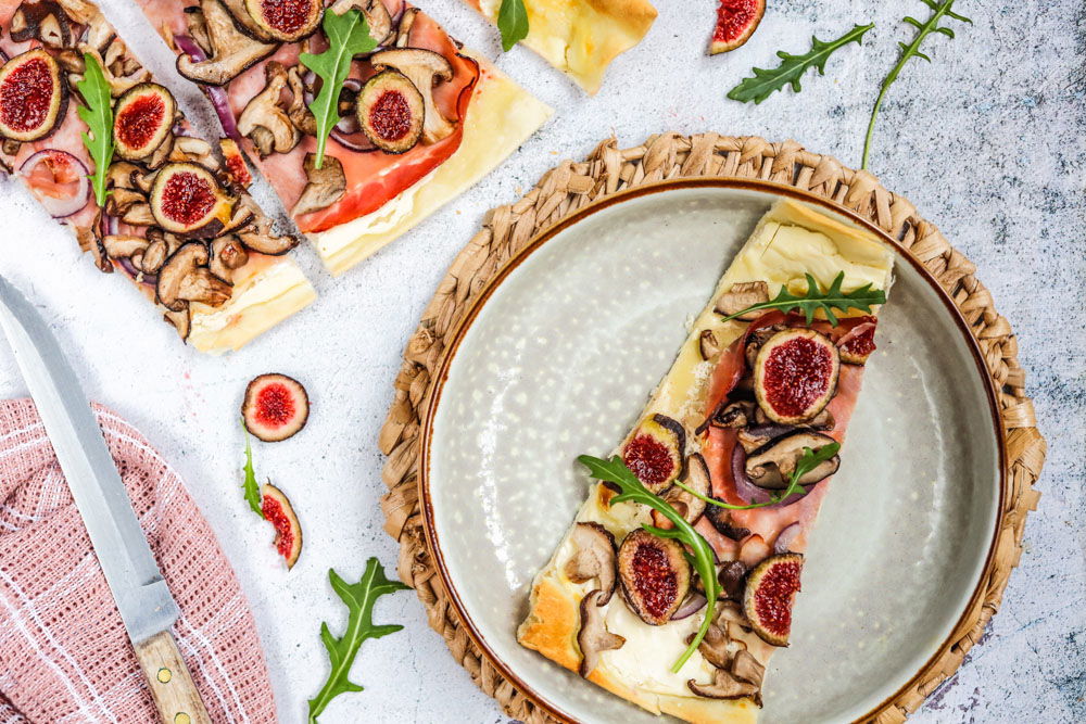 Flammkuchen Met Beenham En Vijgen 1