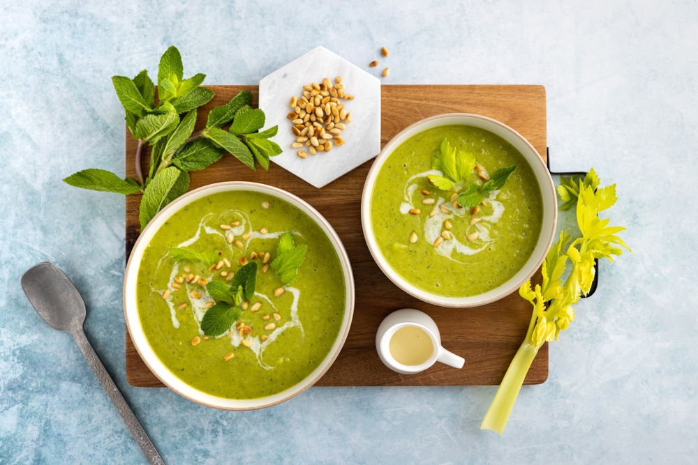 Groene groentesoep