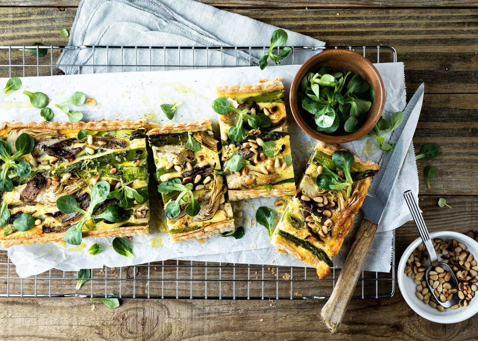 groene asperge quiche