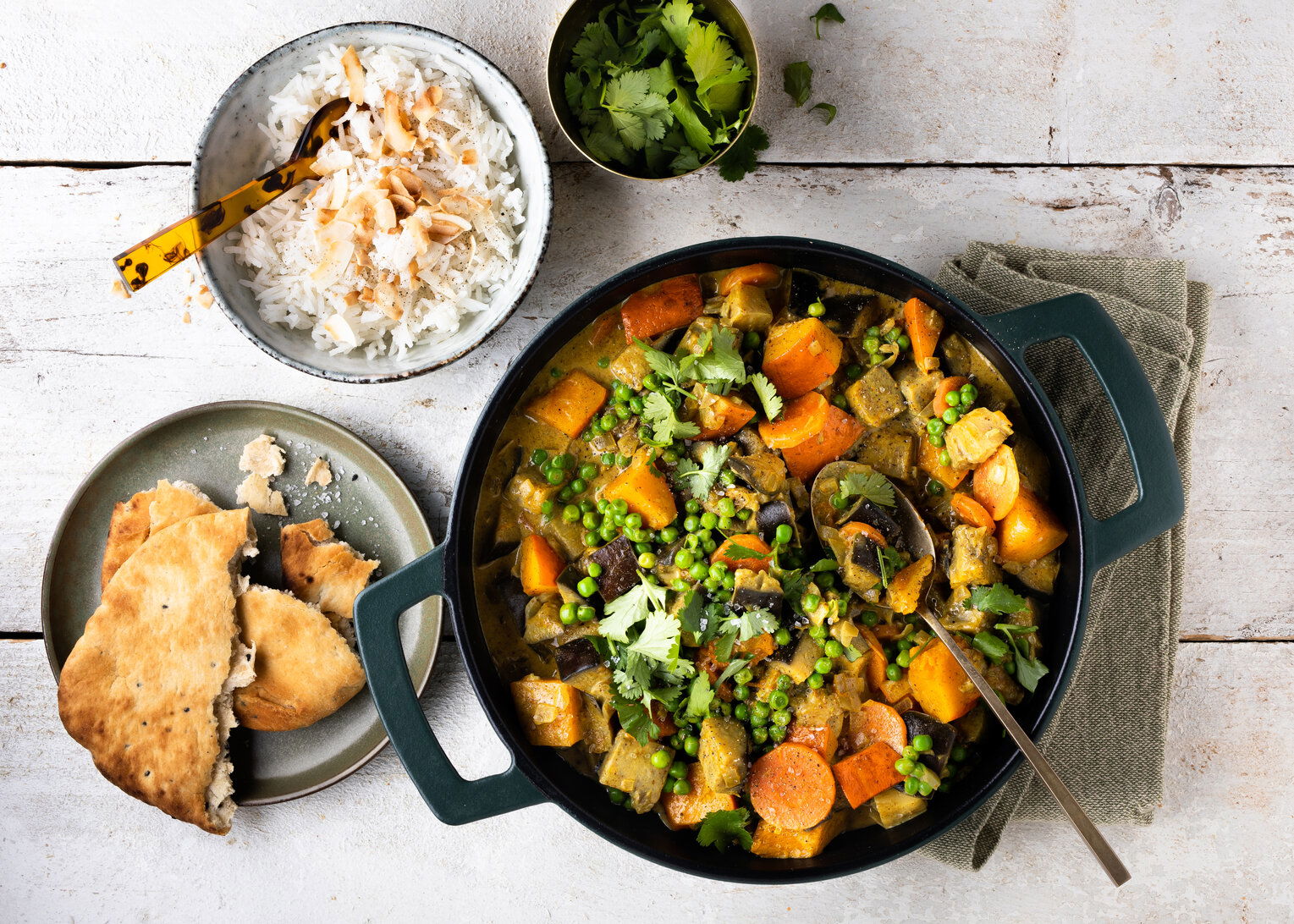 vegetarische groenten curry