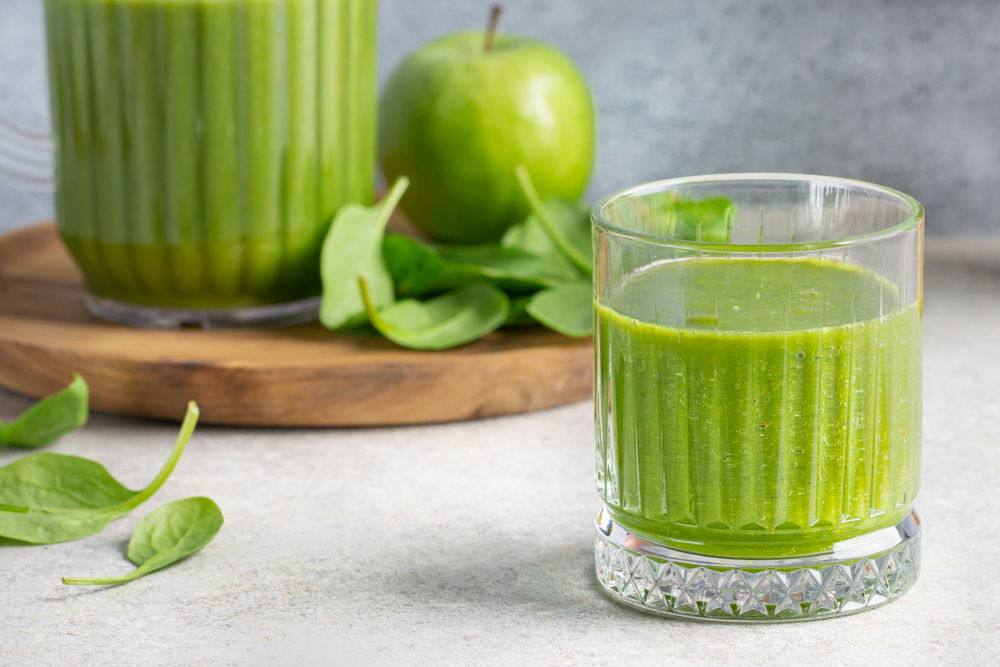 groene smoothie met gember