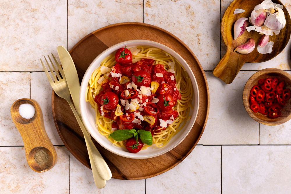 Spaghetti all’arrabbiata