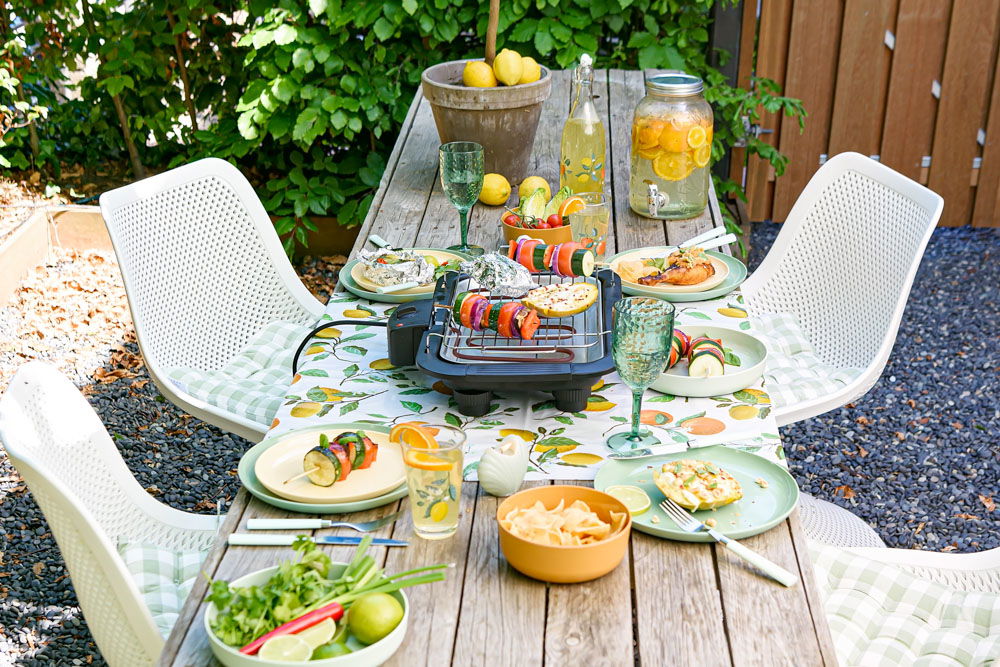 Tafelsetting Funcook Elektrische Barbecue