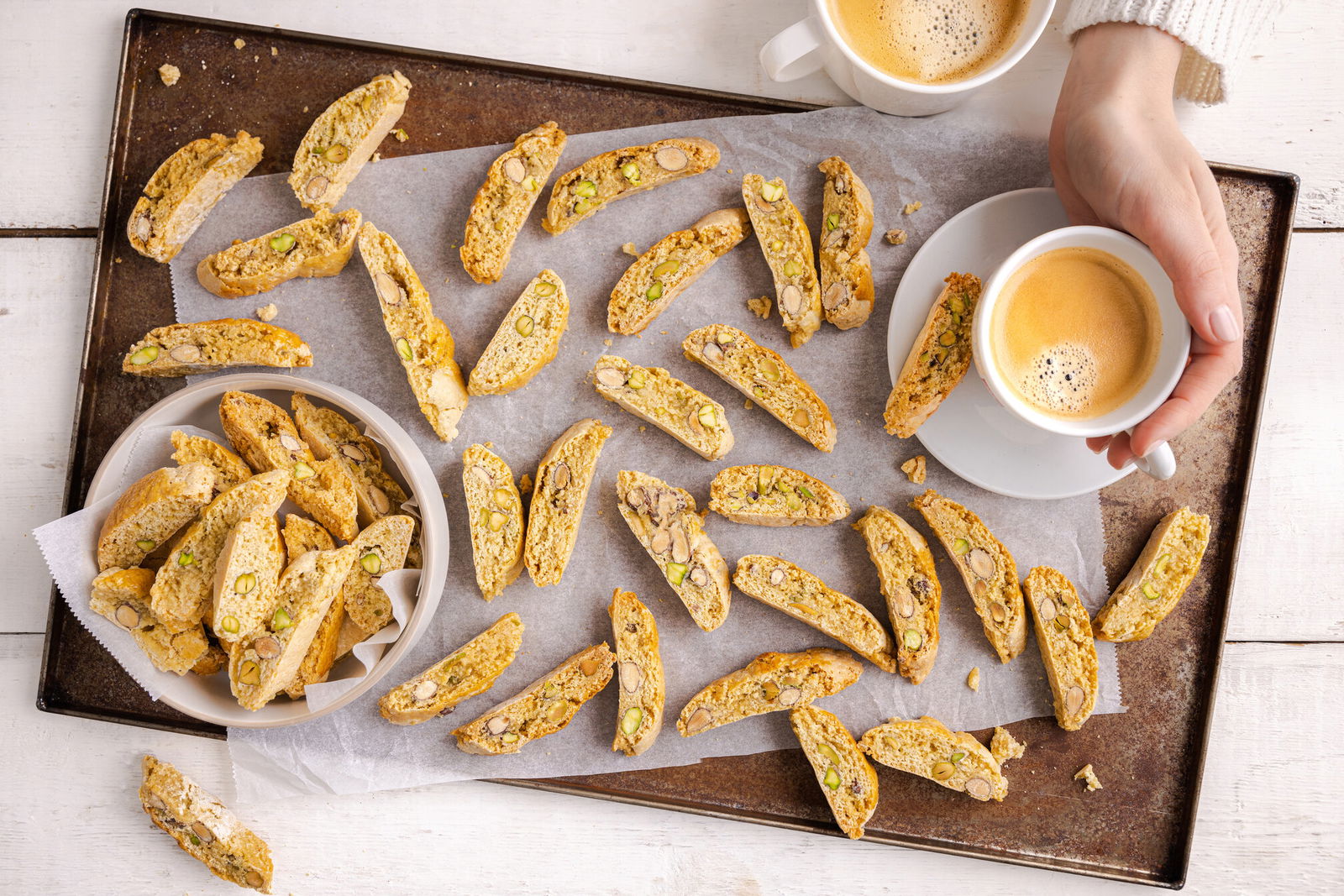 cantuccini met pistachenoten
