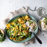 Pasta met bimi en burrata