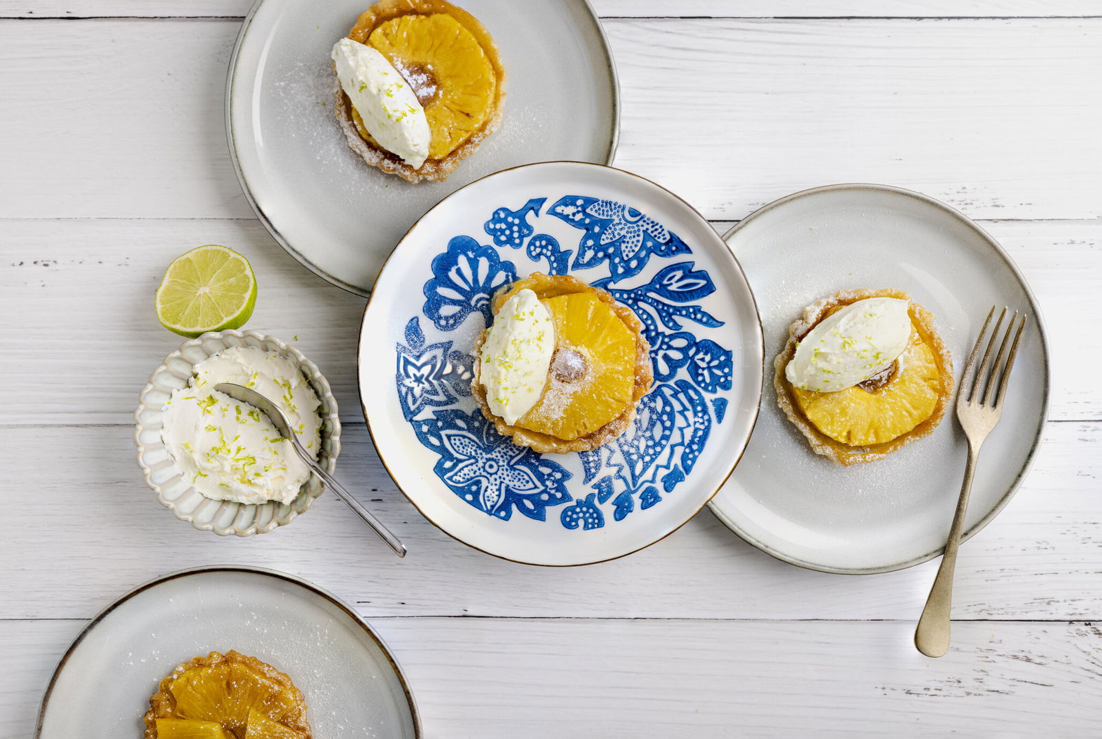 tarte tatin met gekarameliseerde ananas